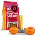 The Safest Large 4 Count Himalayan Yak Cheese Chews with Chew Holder