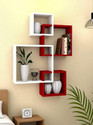 Himanshu Craft Wooden Intersecting Wall Shelves for