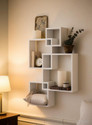 Himanshu Craft Wooden Intersecting Wall Shelves for