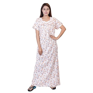 Himanshu Handloom Womens Cotton Block Print Knee