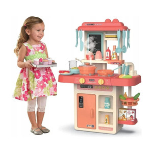 himanshu tex 36 pcs toy kitchen sets simulated spray kitchen toys kids kitchen pretend play setplay cooking set cookware pots and pans play set