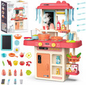 himanshu tex 42 pcs Kitchen Set for Kids Girl 42-Piece , Smoky, Music,Real Water Tap
