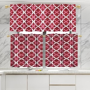 hims ring design washroomkitchen window curtainsrod pocket short small window curtains 2 feet for kitchen width 46 inch x length 24 inch grey
