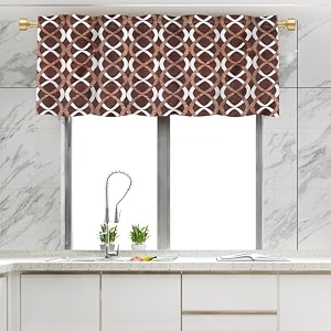 hims ring design washroomkitchen window curtainsrod pocket short small window curtains 2 feet for kitchen width 46 inch x length 24 inch grey