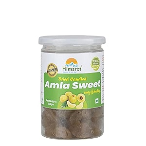 himsrot amla candy  natural dried sweet amla candies  rich in vitamin c  no added preservatives amp color -200g