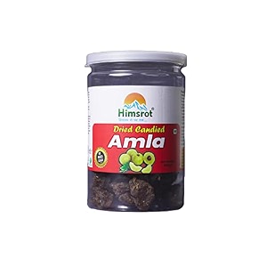 himsrot amla candy  natural dried sweet amla candy  rich in vitamin c  healthy amp tasty amla candy without sugar  no added preservatives amp color -200g