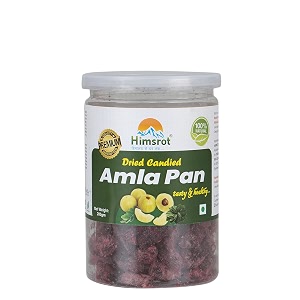 himsrot amla candy pan flavored  natural dried pan amla candies  rich in vitamin c  no added preservatives amp color -200g