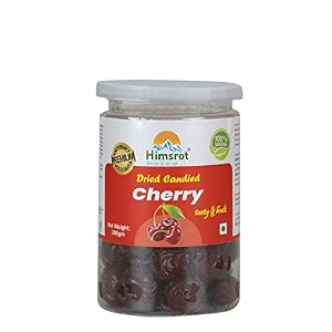 himsrot cherry candy  natural dried cherry candies  healthy amp tasty berry candies  no added preservatives amp color -200g