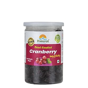 himsrot cranberry candy  natural dried cranberry candies  high in antioxidants  healthy amp tasty berry candies  no added preservatives amp color -200g