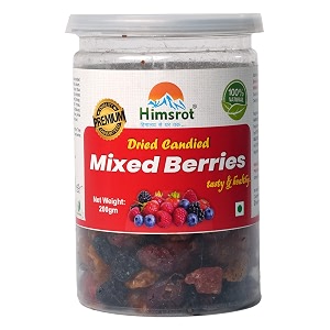 himsrot mixed berries candy  natural dried mixed berries candies - 200g