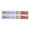 Hindalco Freshwrapp Aluminium Foil 33 Grams + 17 Grams, 11microns (Pack of 2) | Food Packing , Wrapping, Storing and Serving