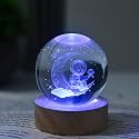 HindCraft Astronaut Moon LED Lamp with RGB Color Change – Unique Night Light for Bedroom, Office, and Home Decor Gift
