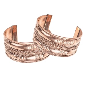 hindcraft copper adjustable bangle bracelets kada for men and women copper jewelry unisex yoga jewelry spiritual gorgeous collection ideal gift