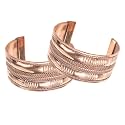 HindCraft Copper Adjustable Bangle Bracelets Kada For Men And Women Copper Jewelry Unisex Yoga Jewelry Spiritual Gorgeous Collection Ideal Gift