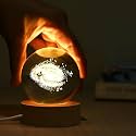 HindCraft 3D Crystal Ball Night Lamp – Mothers Day Gift for Couples with Engraved Milky Way Design | Creative Crystal Ball for Home &amp; Office Décor | Ideal Gift for Men &amp; Women