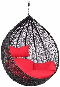 hindoro black single seater swing iron hammock