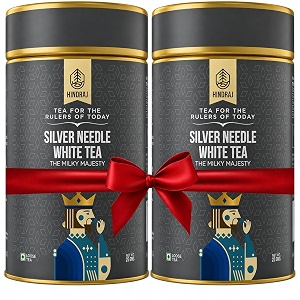 hindraj milky majesty silver needle white tea  25g x 2  pack of 2