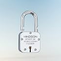 HINDSON Atoot 50mm Lock | Steel Body | Hardened Shackle | 7 Steel Lever | 3 Silver Keys with Keychain | 1 Lock | Made in India | Silver Finsh