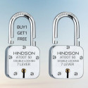 HINDSON lock and key door locks for home,7 lever gate Atoot 50 door small Padlock