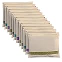 Cotton Saree Storage Bags with Zip Closure – Wardrobe Organizers for Clothes, Garments &amp; Linen – Breathable Fabric Covers for Neat and Dust-Free Storage (Beige, Pack of 6)