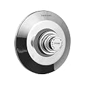 Hindware Addons 40mm Concealed Dual Flush Valve with Control Cock Operation Plate (Chrome)