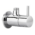 Hindware F280004CP Angular Stop Cock (Flora) with Chrome Finish