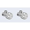 Hindware F850030CP Angular Stop Cock, Angle Valve for Bathroom With Chrome Finish (Pack of 2)