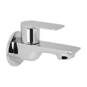 Hindware Italian Collection F650004CP Bib Cock with Wall Flange for Bathroom | Made of Brass | Mirror Like Chrome Finish | Wall Mount | Fabio Range | 12-Year Manufacturer Warranty