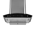 Hindware Smart Appliances | Nevio Plus 60 cm Chimney | 1400 CMH | Curved Glass | Baffle Filter | Auto Clean | Touch Control, Motion Sensors | 10 Yrs Warranty on Motor & 2 Yrs on Product (Inox)