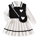 HINTINA Toddler Girl Uniform Dress Picture Day Outfits for School 18M-7Y
