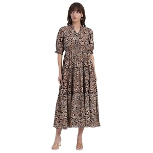 Womens Fit and Flare Dress I Pure