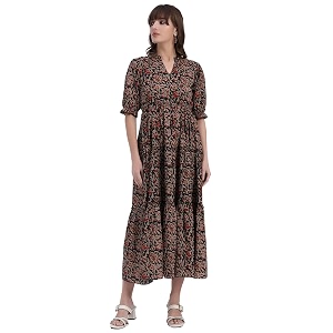 Womens Fit and Flare Dress I Pure