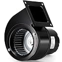 Hiorucet 1TDP1 Centrifugal Blower Fan Motor Replacement for Dayton 1TDP1, 4C004, Fasco B75, Fasco B75F, 7021-3484, 7021-4772, 7021-4797, 7021-5757, 7021-2367, Ball Bearings, 115 Volts, 3000 RPM