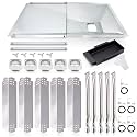 Hiorucet Grill Grease Tray Replacement Parts for Nexgrill 5 Burner 720-0888N, 720-0888, 720-0888A, Adjustable Drip Pan, Heat Plates, Burner Tubes and Igniters for Nexgrill Replacement Parts 5 Burner.