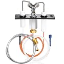 Hiorucet IPI Pilot Assembly 2090-012 Natural Gas for Heatilator, Heat-N-Glo, Quadra-Fire, Outdoor Lifestyle and Majestic Fireplaces Parts, Heatilator NDV4236I Pilot Assembly Igniter SRV2090-012.