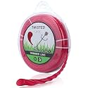 Hipa 1-Pound .080” Trimmer Line Heavy Duty, Commercial Round Twist String Trimmer Line, Weed Eater String 0.080, 2.0 mm/080-Inch by 472-foot, Red