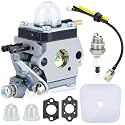 Hipa C1U-K54A Carburetor for Mantis Tiller 7225 7222M 7222 All-in-ONE KIT