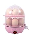 HIPHONIC Electric Automatic Off 14 Egg, Cooking, Boiling and Frying Double Layer Handle Egg Boiler, Multicolour@.(DOUBLE LAYER)