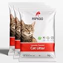 Hipkoo Exclusive Cat Litter 15Kg 100% Natural Lavender Scented Clumping Bentonite Clay Dust Free Premium Absorbent Eco-Friendly Sand for All Breeds of Cats 3 Packs of 5 Kgs (Combo)