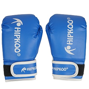 hipkoo sports fitness heavy boxing gloves for competition amp training in boxing mma amp sparring muay thai  suitable for adult men women amp kids blue 10 oz 1 pair