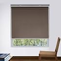 HIPPO Blackout Roller Blinds for Windows with One Click Headrail for Easy Installation Roll Up Down Blind for Home &amp; Office (Muddy-Chocolate, 3FTX5FT)