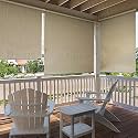 HIPPO 230 GSM Roller Blind for Wall Mount Outdoor Shade HDPE 95% Sun Protection, Light Filtering Balcony Blinds with Crank Handle 3FTX7FT (Sahara-Sand)