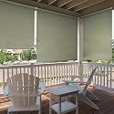 HIPPO 230 GSM Roller Blind for Wall Mount Outdoor Shade HDPE 95% Sun Protection, Light Filtering Balcony Blinds with Crank Handle 3FTX9FT (Moon-Stone)