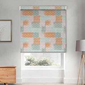 hippo printed blackout indoor roller blinds for windows akaar design rolling curtains corded roll up and down blind for home office 3x5 ft
