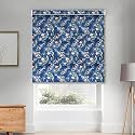 HIPPO Printed Blackout Indoor Roller Blinds for Windows AKAAR Design Rolling Curtains Corded Roll Up and Down Blind for Home Office (3X5 FT)