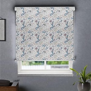 hippo printed blackout indoor roller blinds for windows floraampfauna design rolling curtains corded roll up and down blind for home office 3x7 ft