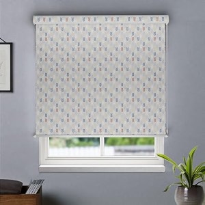 hippo printed blackout indoor roller blinds for windows leaf-alistic design rolling curtains corded roll up and down blind for home office 4x9 ft