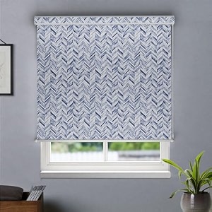 hippo printed blackout indoor roller blinds for windows akaar design rolling curtains corded roll up and down blind for home office 3x5 ft