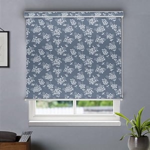 hippo printed blackout indoor roller blinds for windows solar-bunch design rolling curtains corded roll up and down blind for home office 3x5 ft