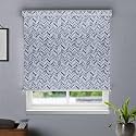 HIPPO Printed Blackout Indoor Roller Blinds for Windows AKAAR Design Rolling Curtains Corded Roll Up and Down Blind for Home Office (3X5 FT)